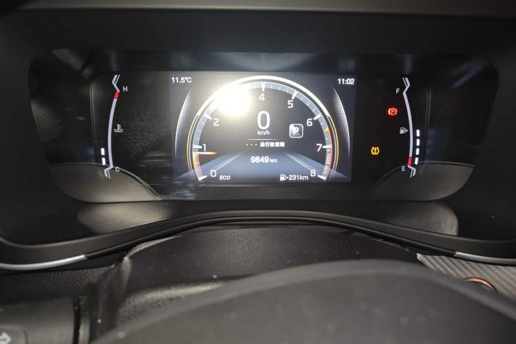 Used GAC Trumpchi GS3 2021 POWER 270T Automatic Dynamic Edition Odometer Close Up