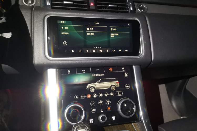 Used Land Rover Range SportNew Energy 2018 P400e Audio And AC Panel