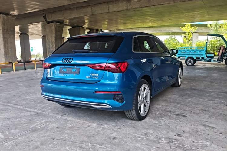 Used Audi A3 2021 Sportback 35 TFSI Stylish and Elegant Model Rear Right 45 Deg