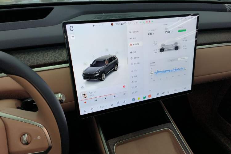 Used ONVO Luxeed L90 2025 Model—Max Six-Seater Version Audio And AC Panel