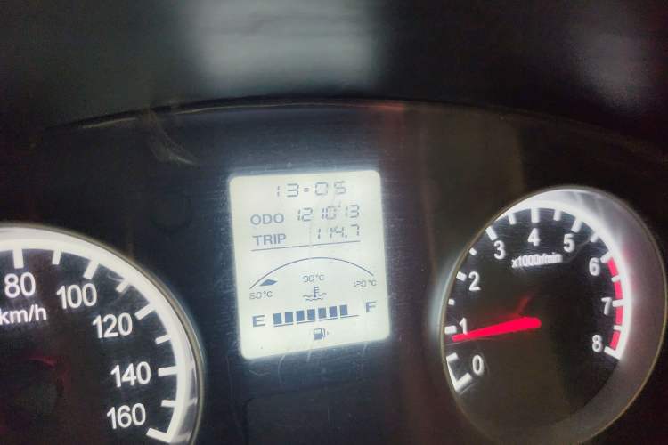 Used Jinbei Hiace X30 2018 1.3L Standard Edition DLCG12 Odometer Close Up