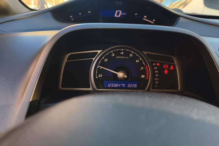 Used Honda Civic 2009 1.8L Automatic Classic Edition Odometer Close Up