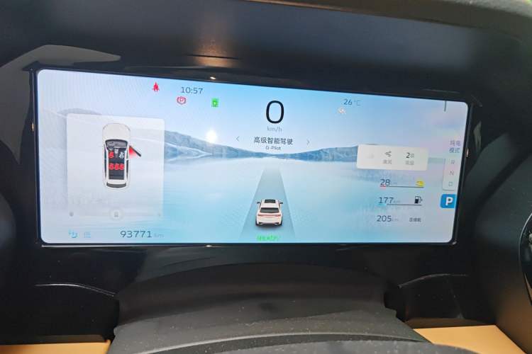 Used Geely Auto Monjaro L Extended Range Electric Version 2022 1.5T DHT Range-Extending Electric Supreme Edition Instrument Cluster