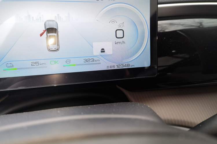 Used BYD Song Pro New Energy 2023 Champion Edition DM-i 110KM Beyond Model Odometer Close Up