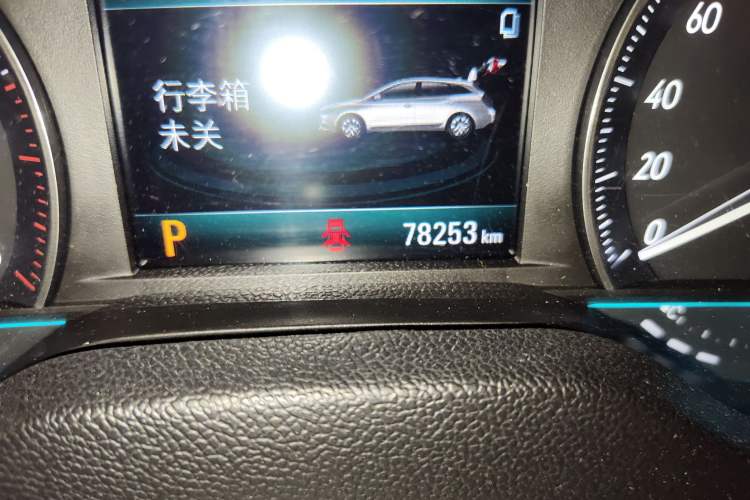 Used Buick Excelle GX 2018 18T Automatic Elite Model Odometer Close Up