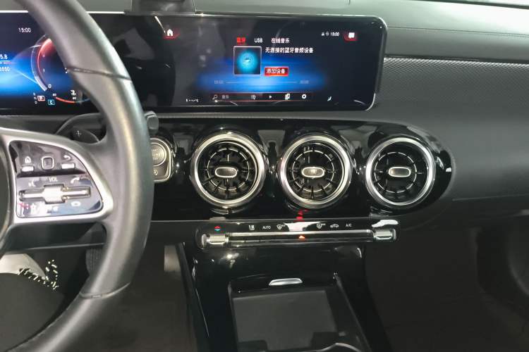 Used Mercedes-Benz A-Class 2020 Second Facelift A 180 L Sport Sedan Audio And AC Panel