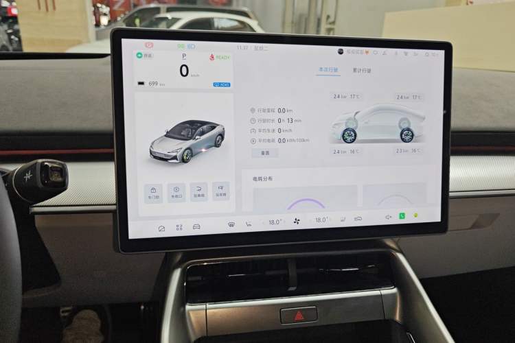 Used ARCFOX Alpha S5 2024 708MAX 200kW Audio And AC Panel