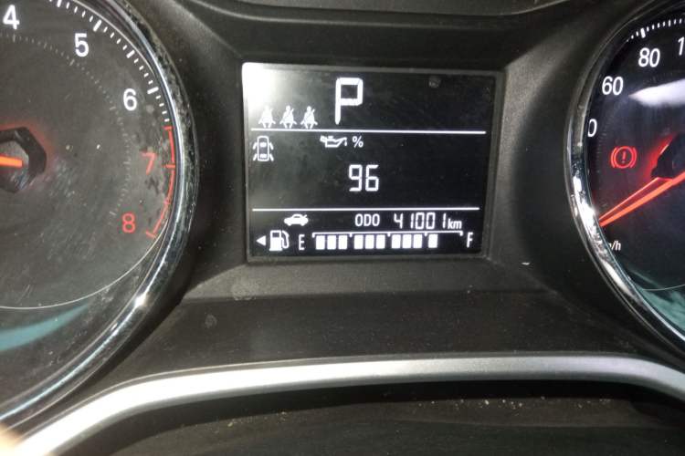 Used Chevrolet Cavalier 2020 325T Automatic Enjoyment Edition Odometer Close Up