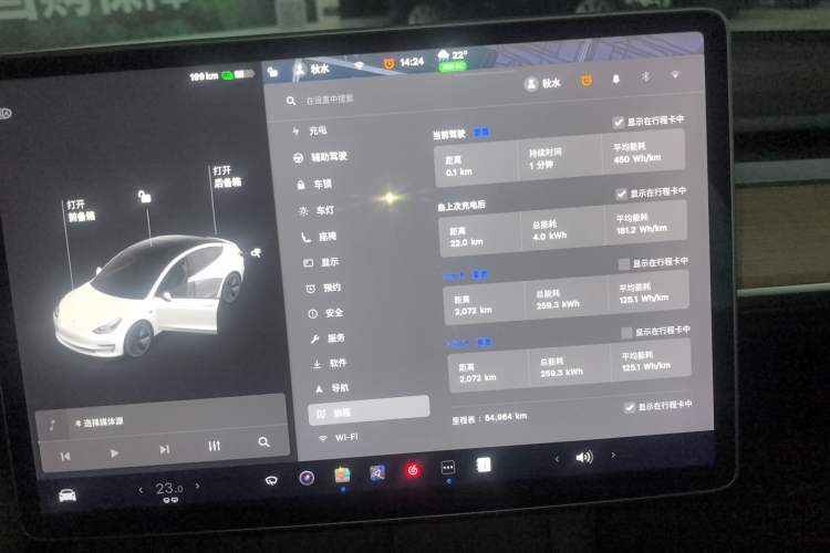 Used Tesla Model 3 2021 Standard Range Rear-Wheel Drive Upgraded Version 3D6 Instrument Cluster