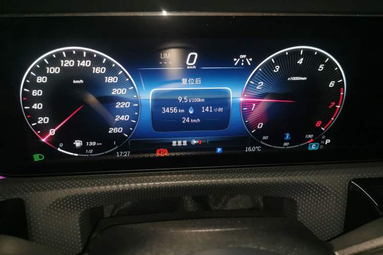 Used Mercedes-Benz A-Class 2025 A 200 L Fashion Model Odometer Close Up