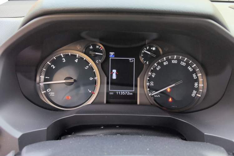 Used Toyota Prado 2019 3.5L Automatic TX-L Deluxe Edition with Rear-Mounted Spare Tire Instrument Cluster
