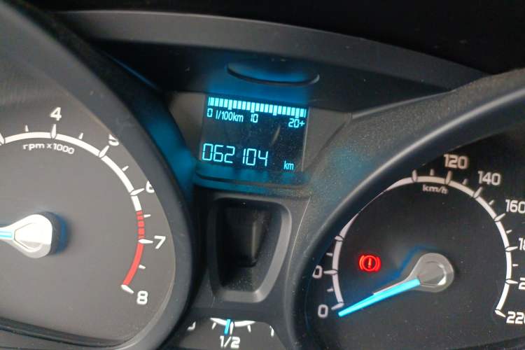 Used Ford EcoSport 2013 1.5L Manual Comfort Model Odometer Close Up