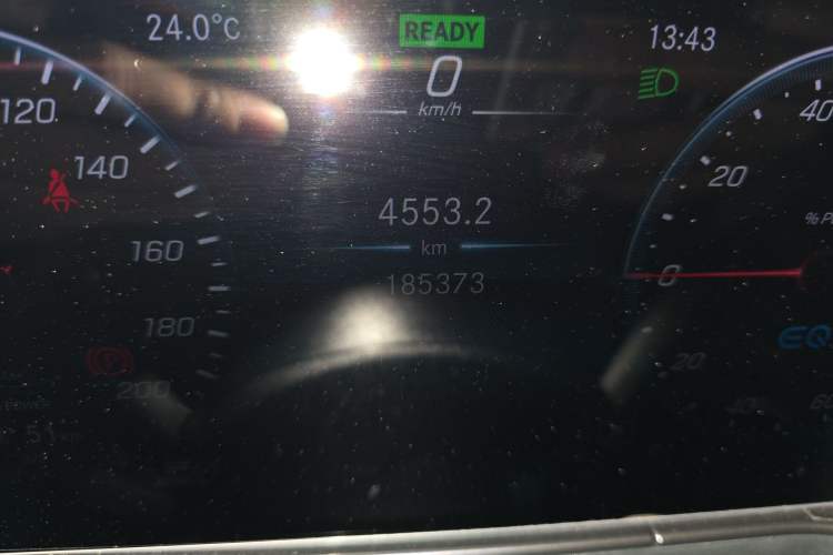 Used Mercedes-Benz EQC 2020 EQC 400 4MATIC Odometer Close Up