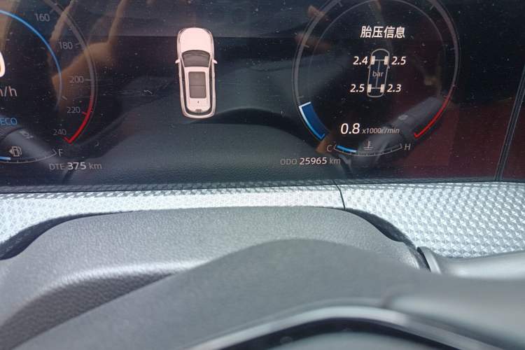 Used CHANGAN CS75 PLUS 2022 2nd Generation 1.5T Automatic Luxury Version Odometer Close Up