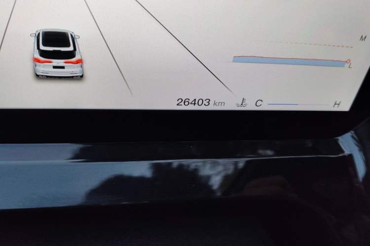 Used CHANGAN OSHAN Z6 2022 Blue Whale 1.5T DCT Smart Navigation Model Odometer Close Up