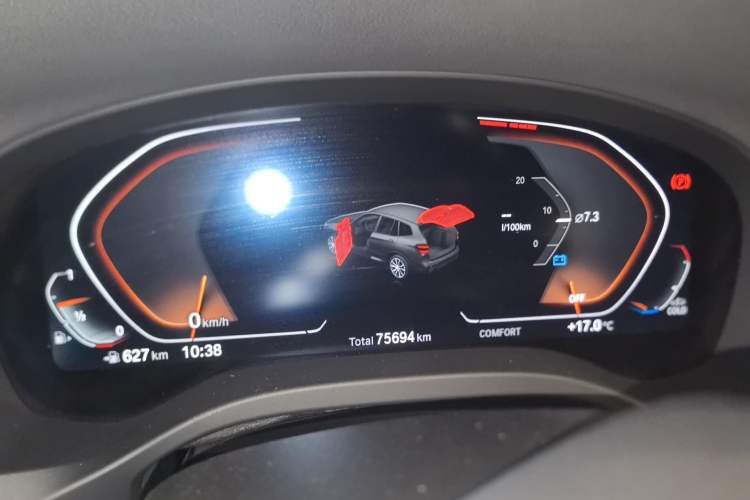 Used BMW X3 2021 xDrive30i Luxury Model with M Sport Package Instrument Cluster