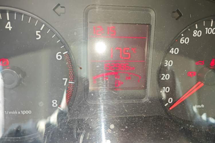 Used Volkswagen Polo 2013 1.4L Manual Fashion Edition Odometer Close Up