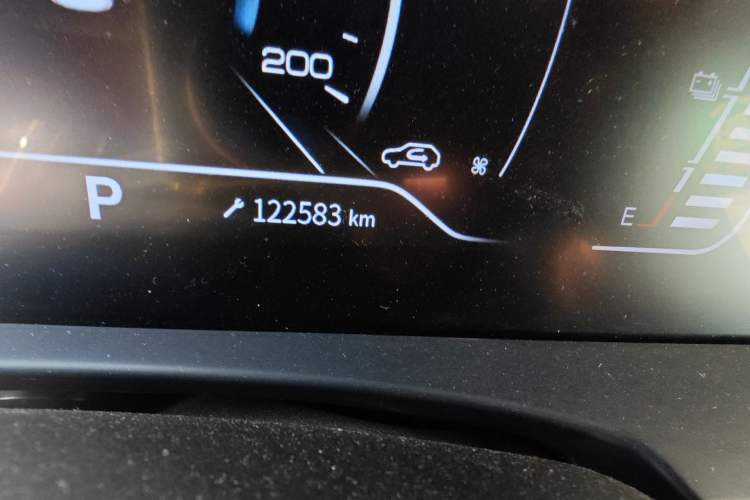 Used Dongfeng Aeolus E70 2021 Revised Version 500 Ultra-Comfort Edition Odometer Close Up