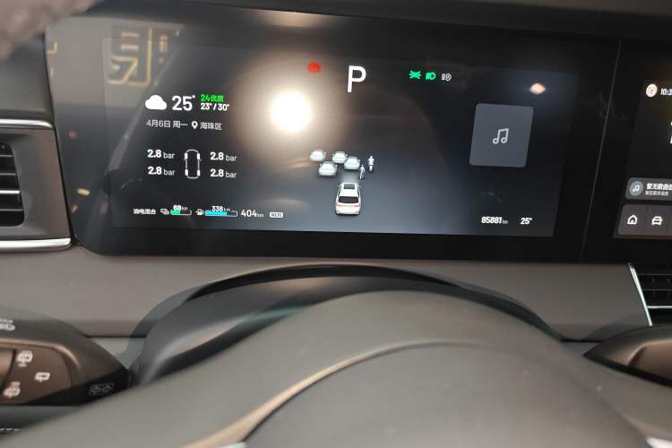 Used Li Auto ONE 2020 Extended-Range 6-Seater Version Instrument Cluster