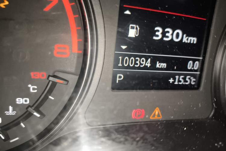 Used Audi A3 2015 Cabriolet 40 TFSI Odometer Close Up