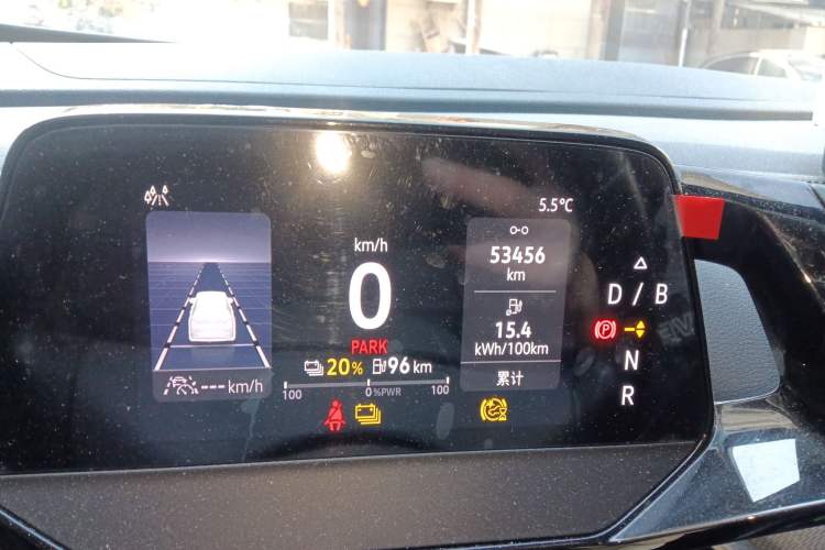 Used Volkswagen ID.4 CROZZ 2022 Long-Range Lite PRO Edition Odometer Close Up