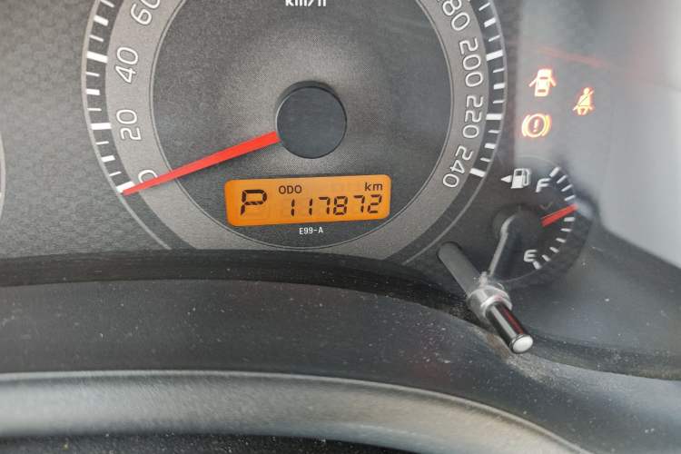 Used Toyota Corolla 2013 Special Edition 1.6L Automatic Cool GL Model Odometer Close Up