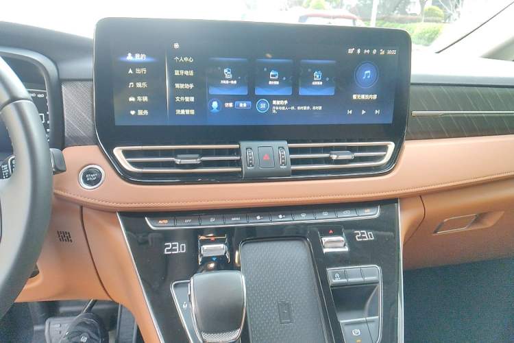 Used Hongqi HQ9 2023 2.0T Smart Connect Flagship Edition Audio And AC Panel