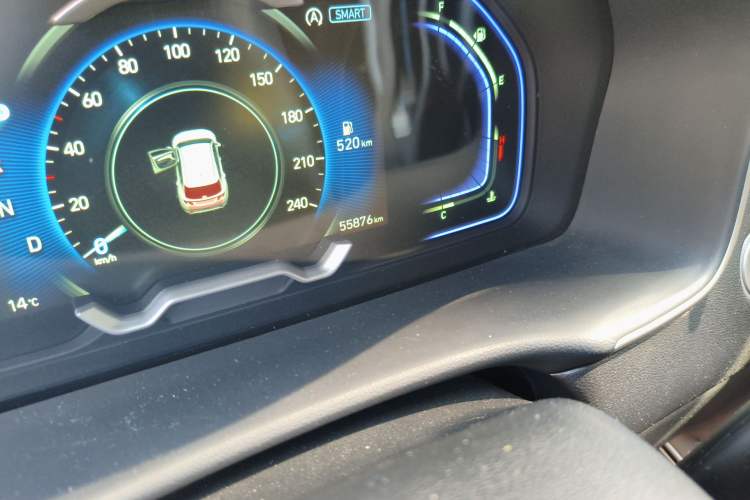 Used Hyundai Tucson 2021 Tucson L 1.5T DCT GLX Elite Edition Odometer Close Up