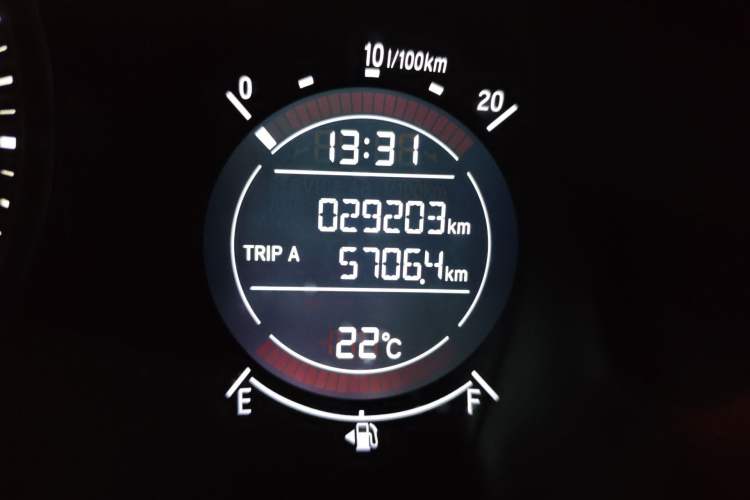 Used Honda Vezel 2020 1.5L CVT Luxury Edition Odometer Close Up