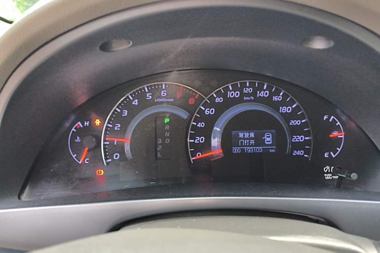 Used Toyota Camry 2011 200G Classic Anniversary Edition Instrument Cluster