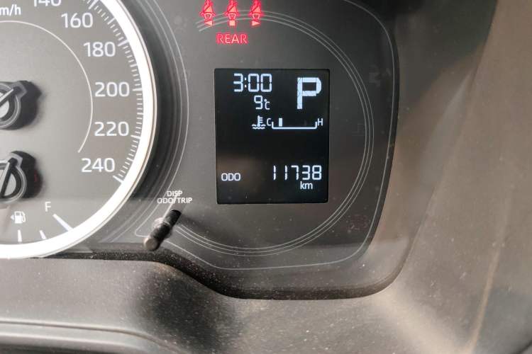 Used Toyota Levin 2021 TNGA 1.5L CVT Entry-Level Model Odometer Close Up