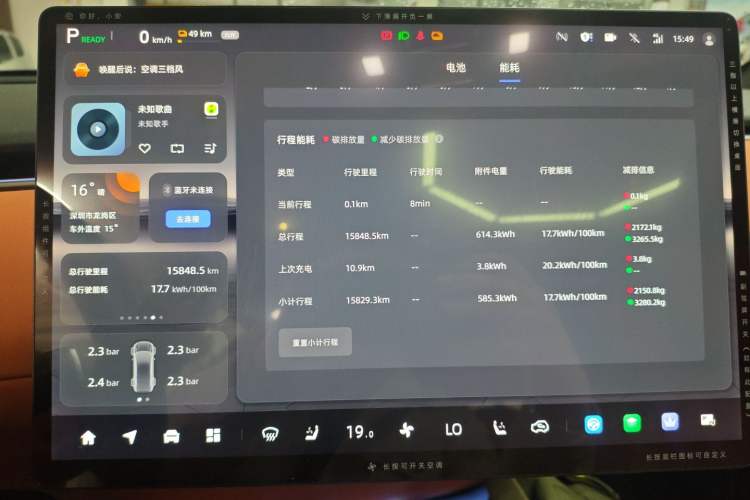 Used CHANGAN NEVO E07 2025 All-Electric 4x4 90kWh Ultra High-Performance Edition Instrument Cluster