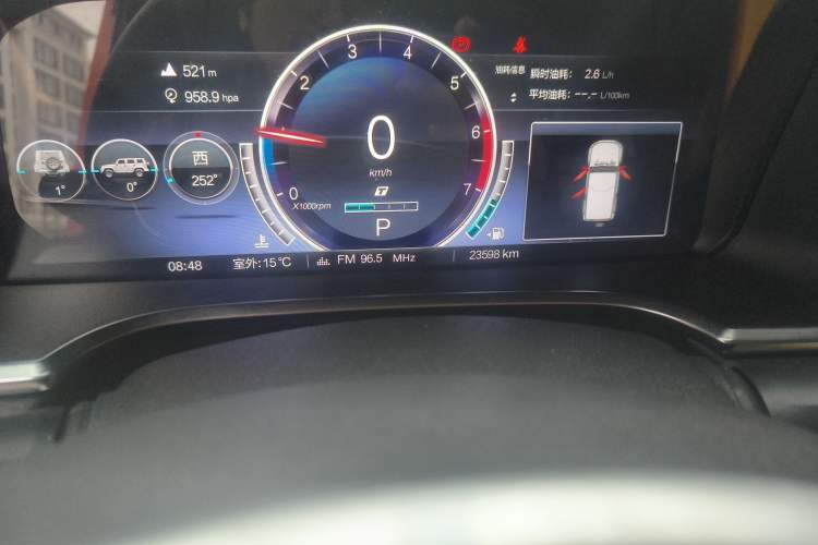 Used BAIC Off-Road BJ40 2023 2.0T Automatic Four-Wheel Drive Urban Hunter Edition Chivalrous Type Odometer Close Up