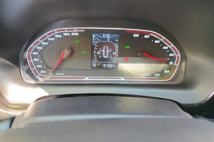 Used Chery New Energy Tiggo 3xe 2018 400 Comfort Edition Odometer Close Up