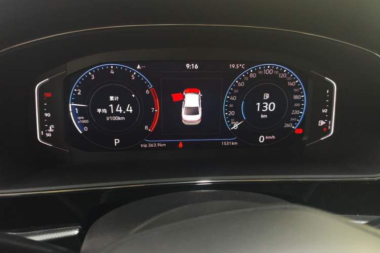 Used Volkswagen Passat 2025 Outstanding Model 380TSI Starry Dragon Glorious Edition Instrument Cluster