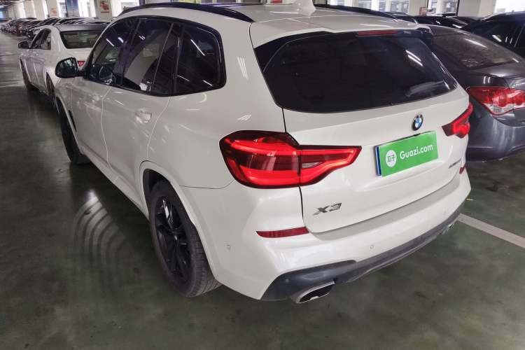 Used BMW X3 2020 xDrive25i M Sport Package Rear Left 45 Deg