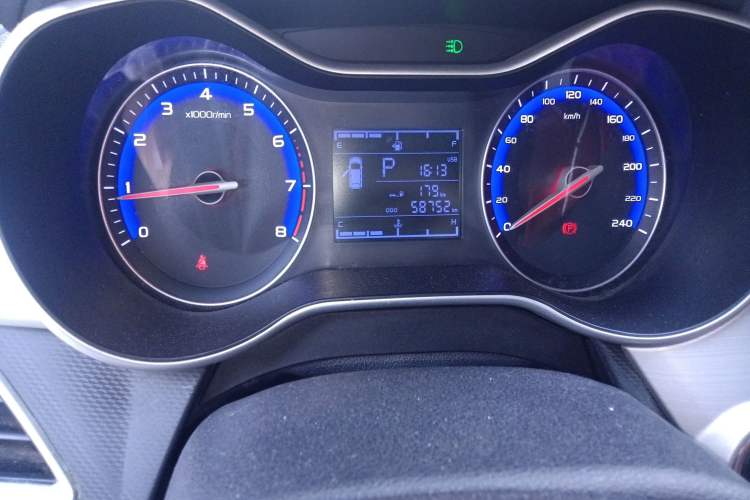 Used Geely Auto Vision 2018 1.5L Automatic Happiness Edition Odometer Close Up