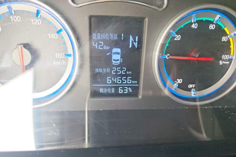 Used FORTHING Lingzhi M5 2022 Comfort Model 7 Seats Odometer Close Up