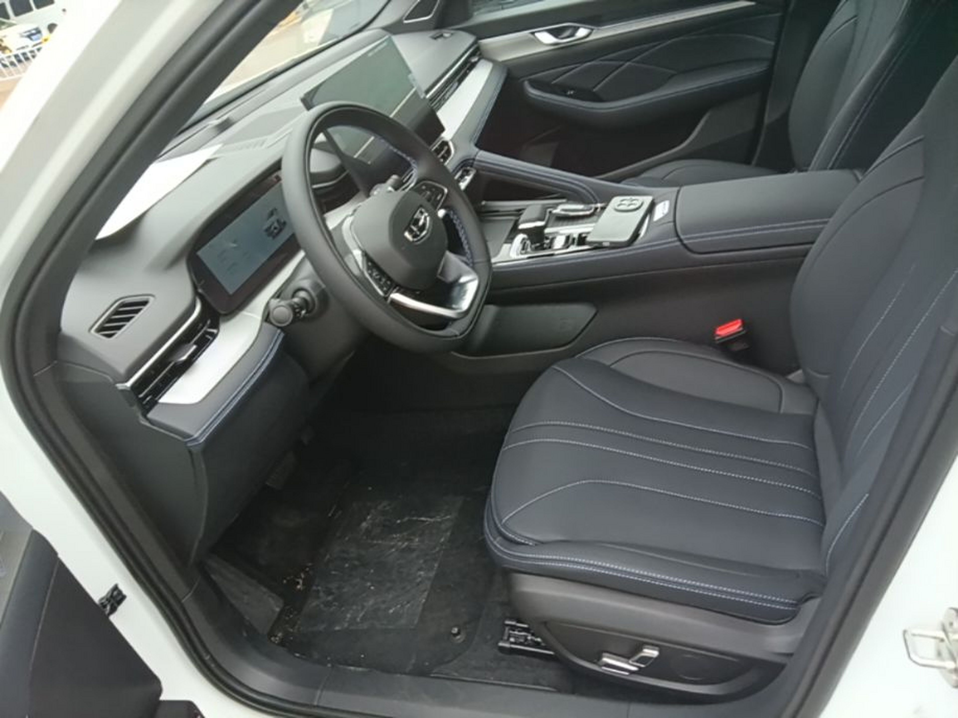 Vordere Reihe im Auto