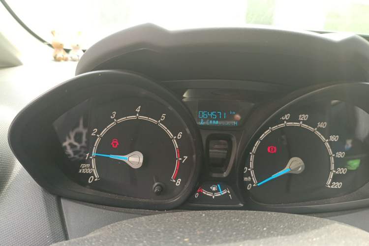 Used Ford Fiesta 2013 Hatchback 1.5L Manual Fashion Edition Odometer Close Up