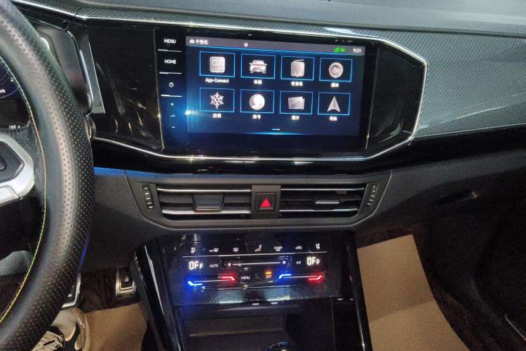 Used Volkswagen Tayron X 2020 380TSI Four-Wheel Drive Prestige Connected Version Audio And AC Panel