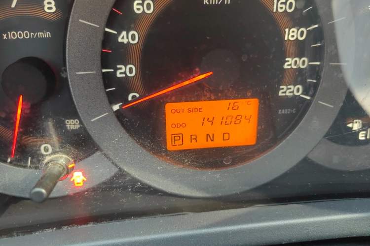 Used Toyota RAV4 2011 2.0L Automatic Luxury Edition Odometer Close Up