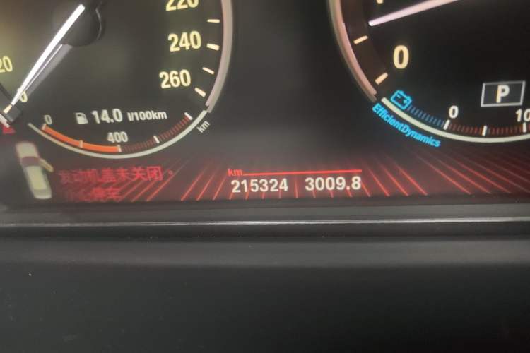 Used BMW 5 Series GT 2010 535i Leading Model Odometer Close Up