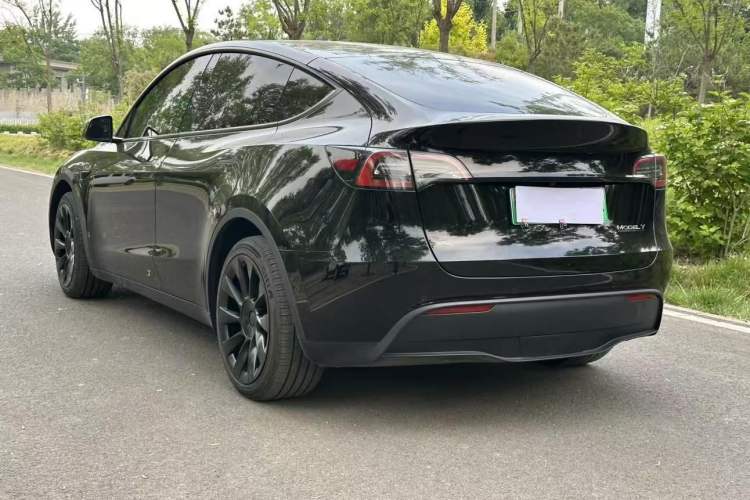 Used Tesla Model Y 2022 Revised Version Long-Range All-Wheel Drive Rear Right 45 Deg