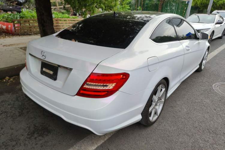 Used Mercedes-Benz C-Class 2013 C 180 Coupe Rear Right 45 Deg