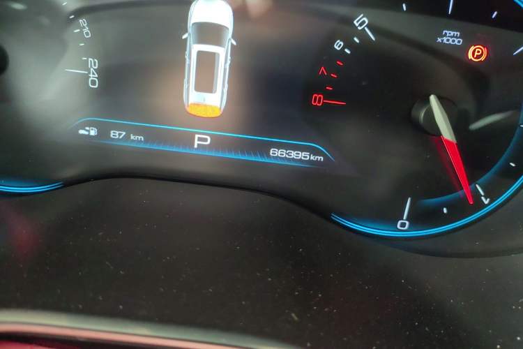 Used Baojun 530 2019 1.5T CVT Prestige Version National V Odometer Close Up