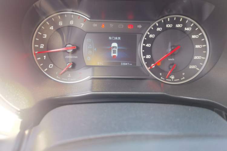 Used CHANGAN CS35PLUS 2019 1.6L Manual Cool Edition Odometer Close Up