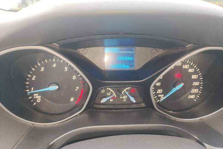 Used Ford Focus 2012 Sedan 1.6L Automatic Comfort Model Instrument Cluster