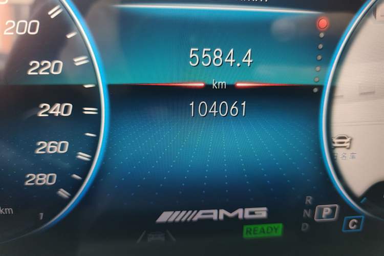 Used Mercedes-Benz GLE AMG 2020 AMG GLE 53 4MATIC+ Odometer Close Up