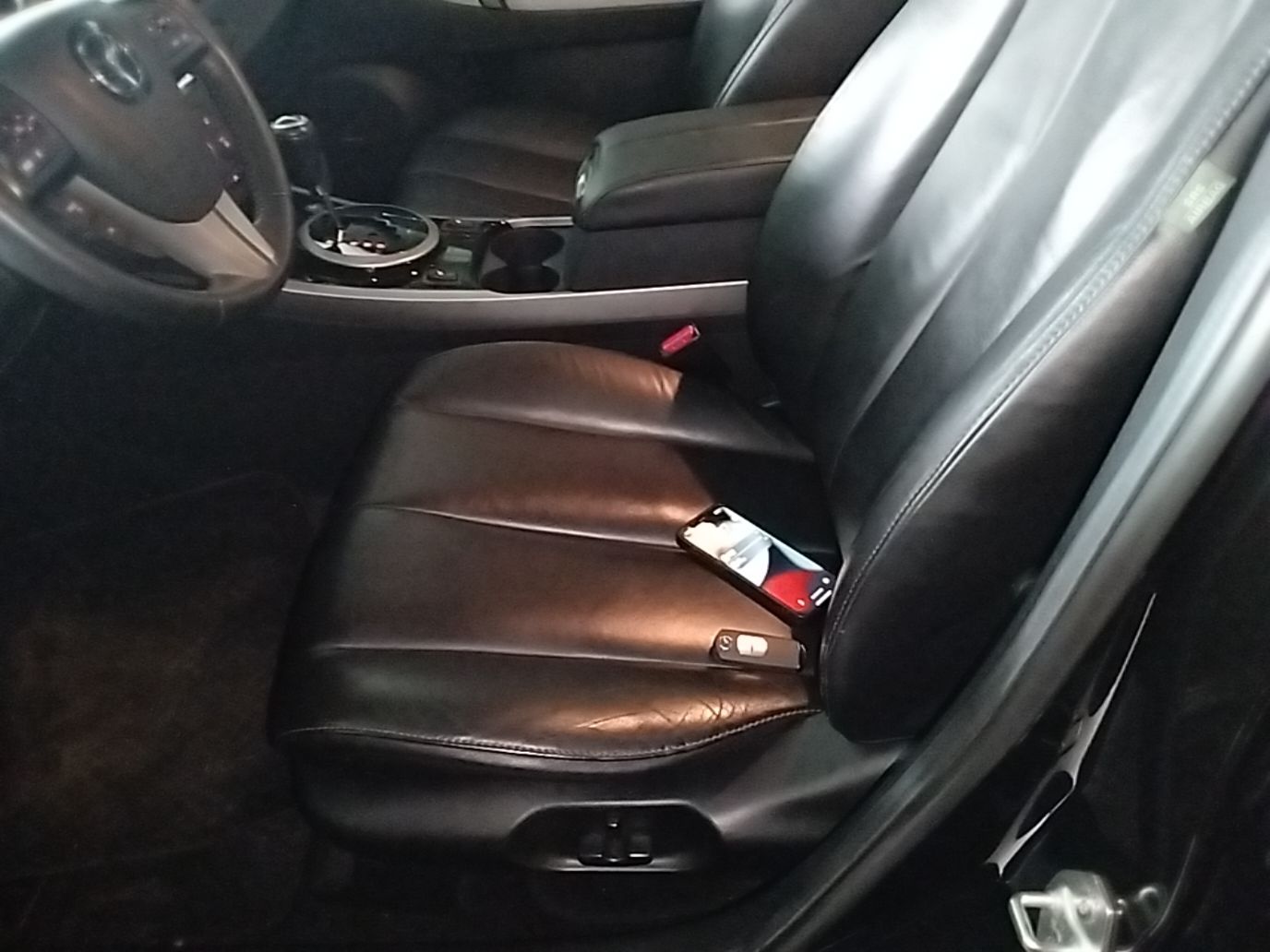 A primeira fila do carro